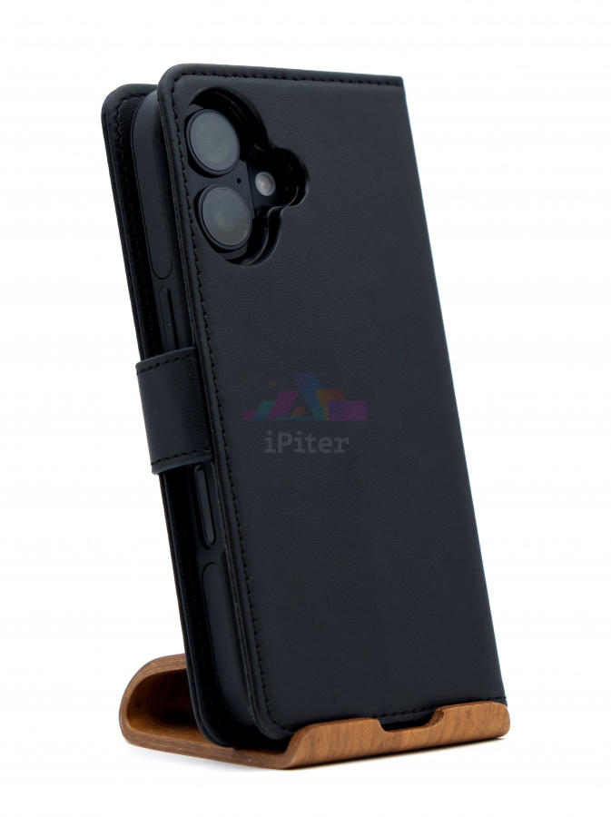 Фото Купить Чехол Tech-Protect Wallet MagSafe для iPhone 16 Чёрный по низкой цене в