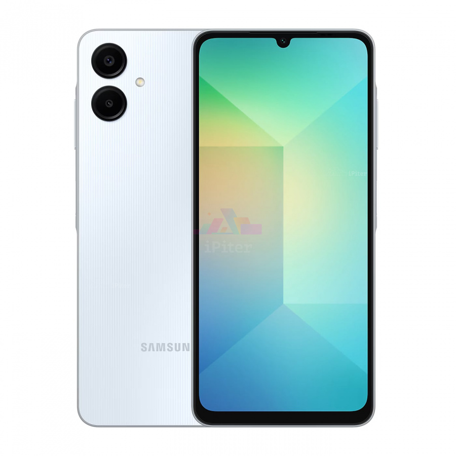 Фото Купить Смартфон Samsung Galaxy A06 4Gb/64Gb (Light Blue) (Nano-Sim + Nano-Sim) по низкой цене в
