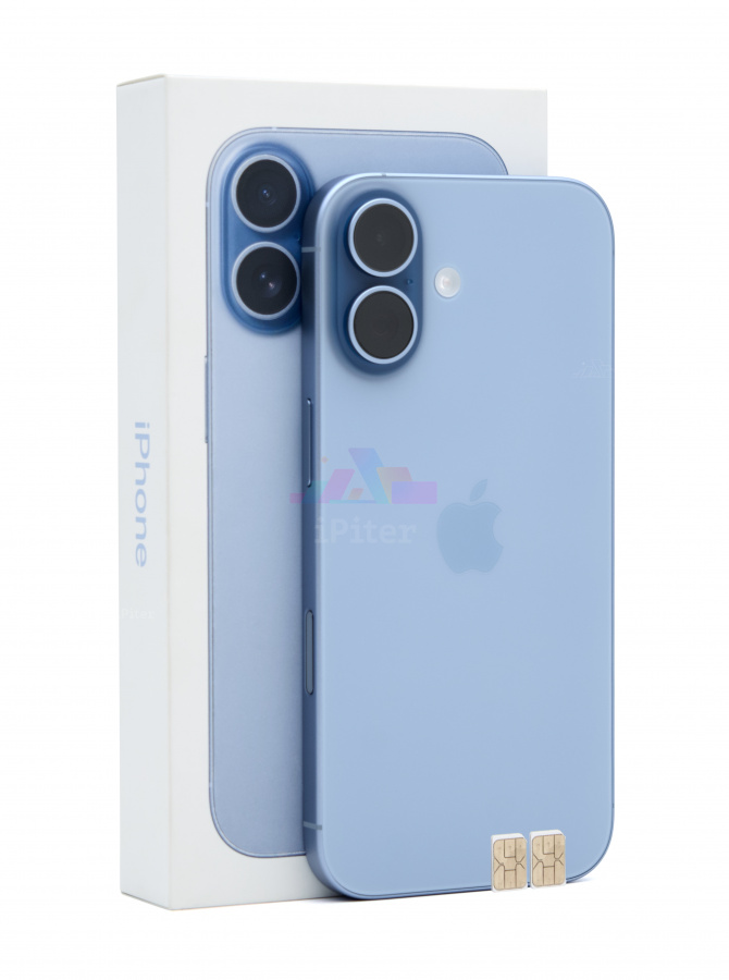 Фото Купить Apple iPhone 17 256Gb <br> Mist Blue (Голубой) Nano-Sim + Nano-Sim по низкой цене в