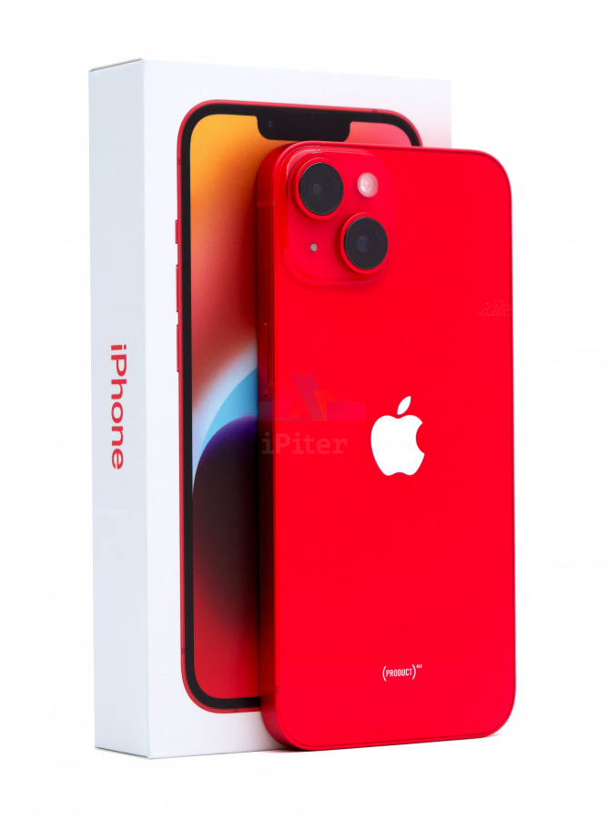 Фото Купить Apple iPhone 14 128Gb <br> Red (Красный) Nano-sim + eSim по низкой цене в