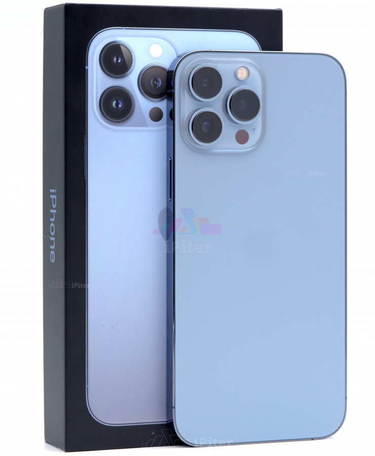 Фото Купить Apple iPhone 13 Pro Max 128Gb<br> Sierra Blue (Небесно-голубой) по низкой цене в