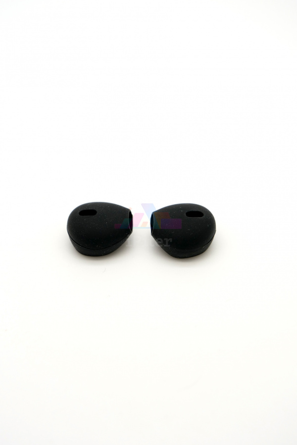 Фото Купить Силиконовые накладки на наушники EarPods / Airpods (Чёрный) по низкой цене в