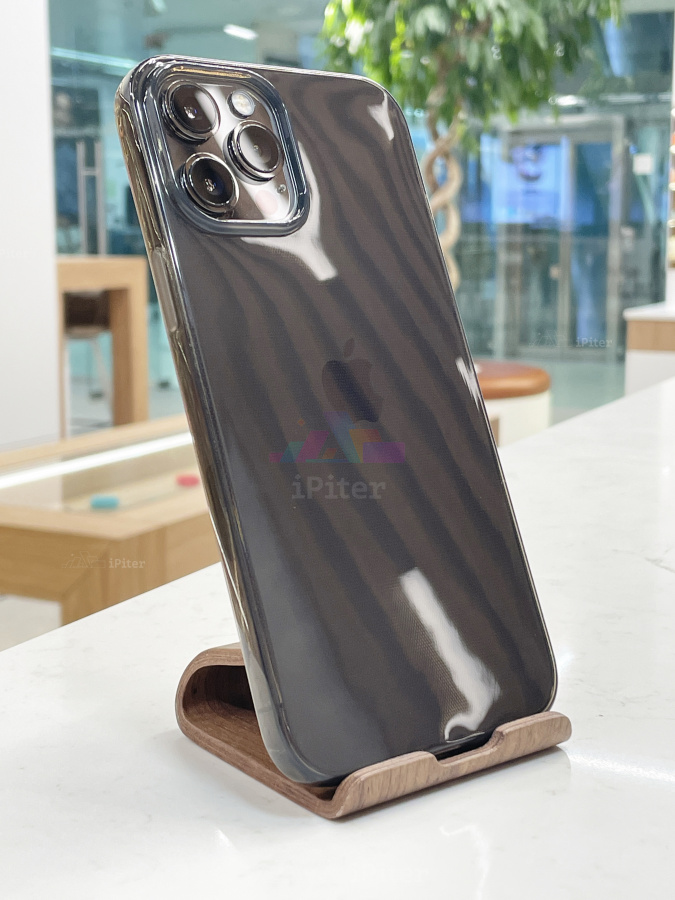 Фото Силиконовый чехол Brauffen для iPhone 12/12 Pro Max, Серый