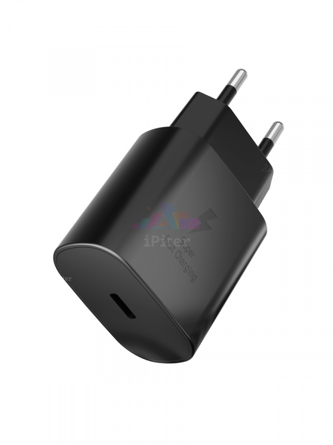 Фото Купить Сетевое зарядное устройство VLP 25W USB-C (Чёрный) по низкой цене в