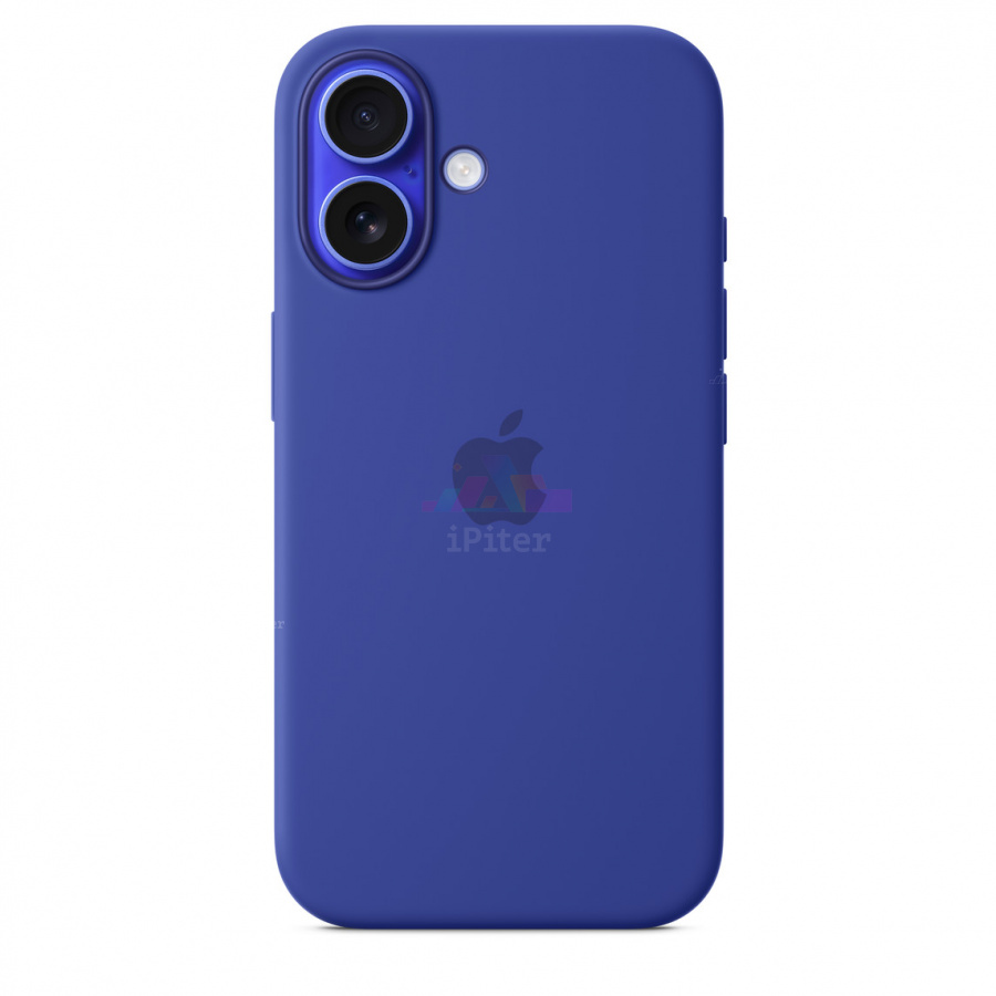 Фото Купить Чехол Apple Silicone Case with MagSafe для iPhone 16 (Ultramarine) MYY63 по низкой цене в