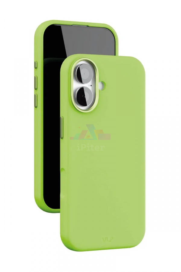 Фото Купить Чехол VLP Aster Pro case with MagSafe для iPhone 17 (Лайм) по низкой цене в