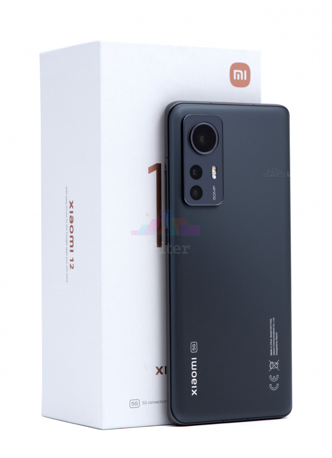Фото Купить Смартфон Xiaomi 12 5G 8Gb/128Gb (Серый) Nano-Sim + Nano-Sim по низкой цене в