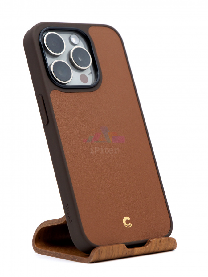 Фото Купить Чехол Spigen Cyrill для iPhone 15 Pro Коричневый по низкой цене в
