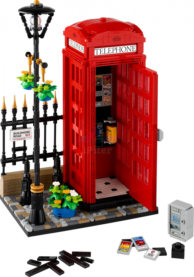 Фото Купить Lego 21347 Ideas Красная лондонская телефонная будка по низкой цене в