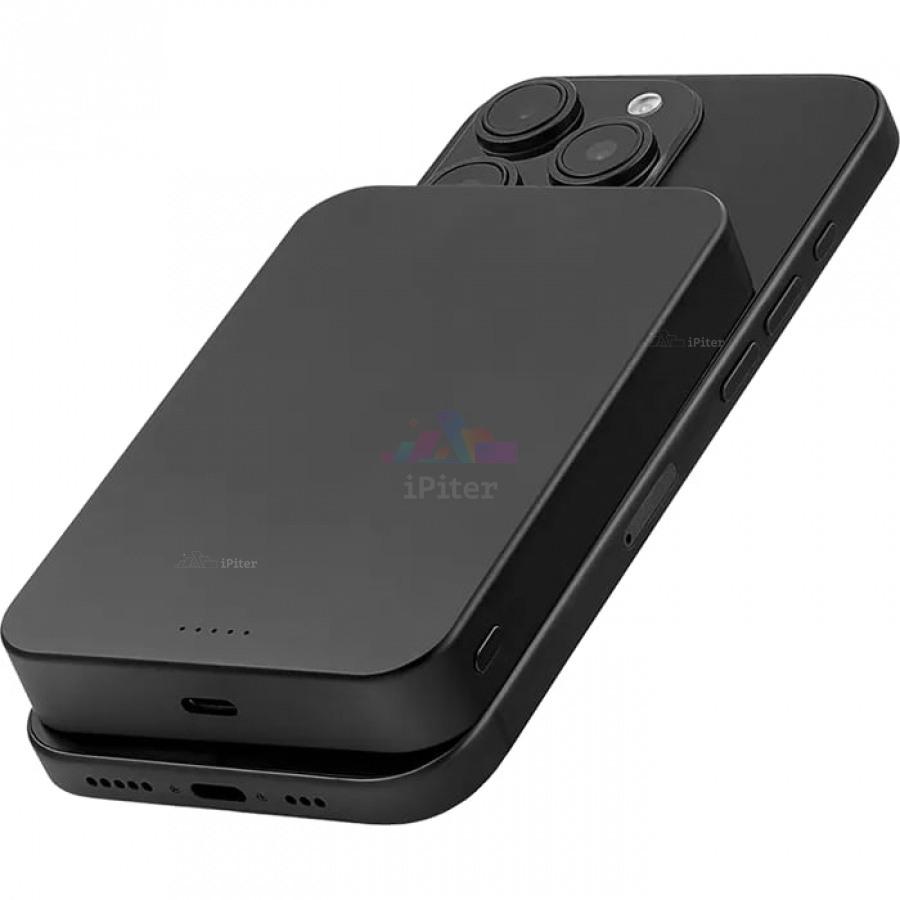 Фото Внешний аккумулятор uBear Slide MagSafe 10000 mAh (Чёрный), Чёрный