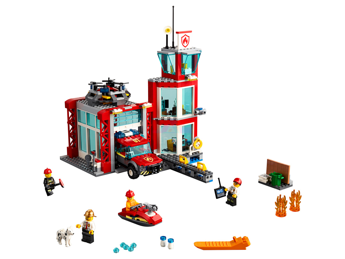 Фото Купить LEGO City 60215 Пожарное депо по низкой цене в