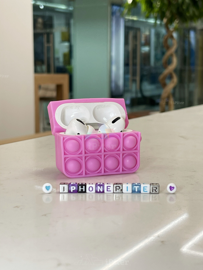 Фото Чехол POP IT для AirPods Pro (Розовый), Розовый