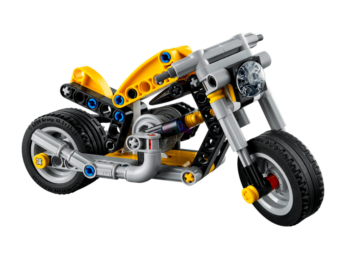 Фото Купить LEGO Technic 42225 Жёлтый мотоцикл по низкой цене в