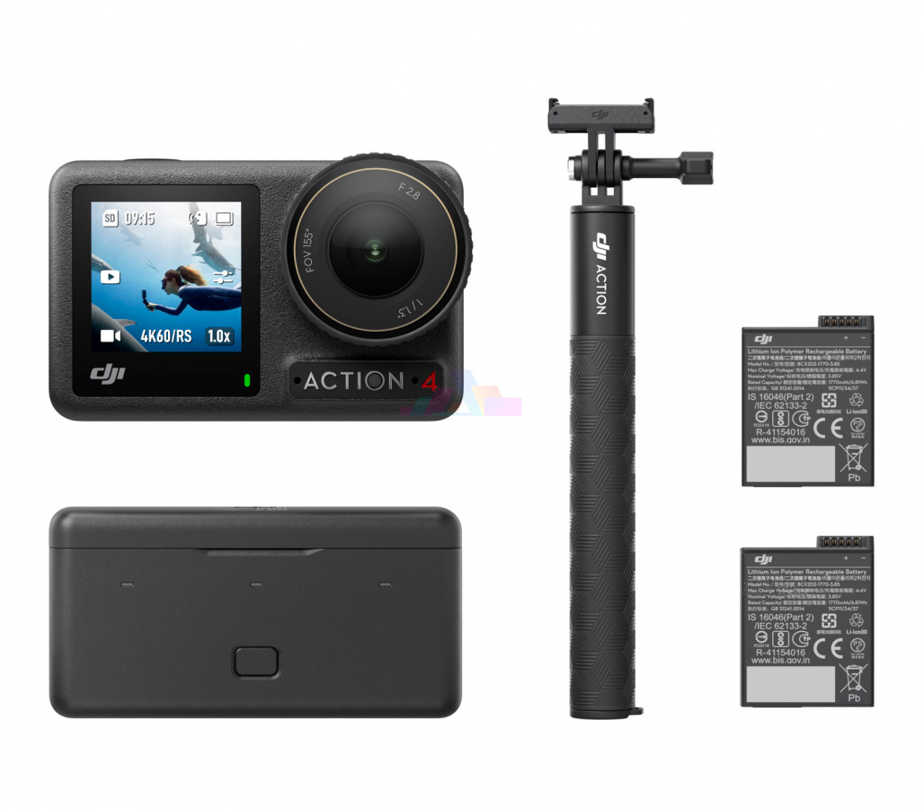 Фото Купить Экшн-камера DJI Osmo Action 4 Adventure Combo по низкой цене в