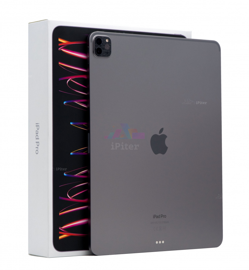 Фото Купить iPad Pro (2022) 12,9 дюймов Wi-Fi 256Gb Space Gray (Серый космос) по низкой цене в