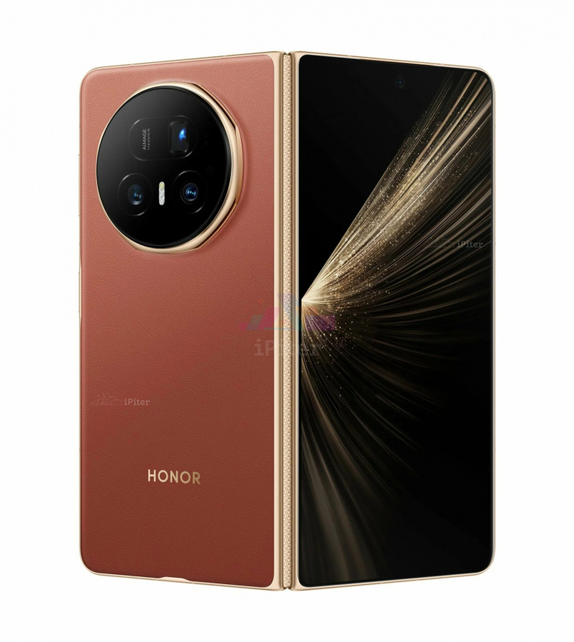 Фото Купить Смартфон Honor Magic V5 16Gb/512Gb (Brown) Nano-Sim + Nano-Sim по низкой цене в