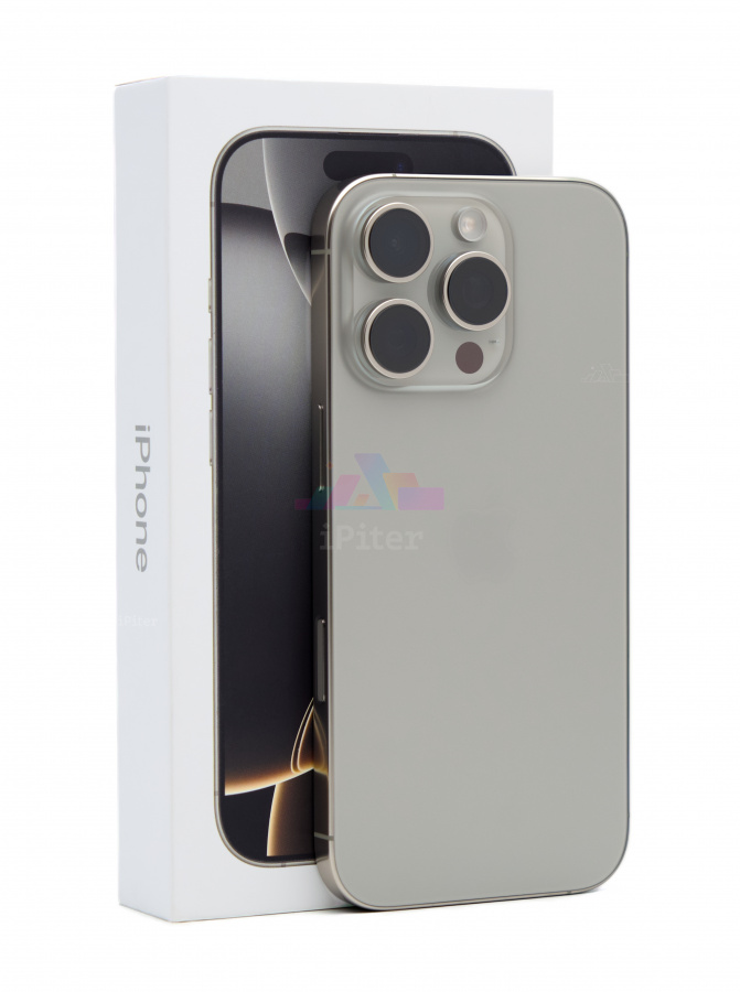 Фото Купить Apple iPhone 16 Pro 512Gb <br> Natural Titanium (Природный титан) Nano-sim + eSim по низкой цене в