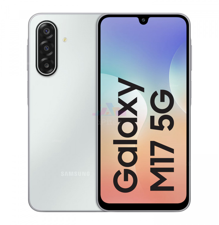 Фото Купить Смартфон Samsung Galaxy M17 4Gb/128Gb (Silver) SM-M176 (Nano-Sim + Nano-Sim) по низкой цене в