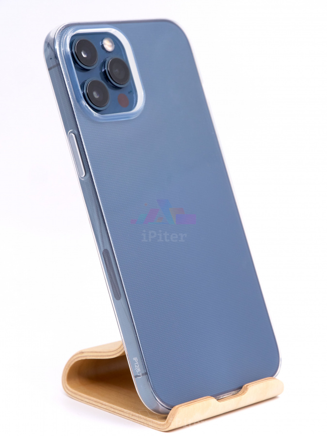Фото Силиконовый прозрачный чехол для iPhone 12 Pro Max, Прозрачный