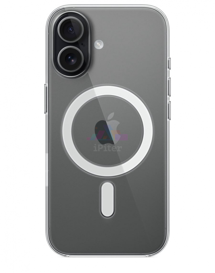 Фото Купить Чехол Apple Clear Case with MagSafe для iPhone 17 (Прозрачный) MGF24 по низкой цене в