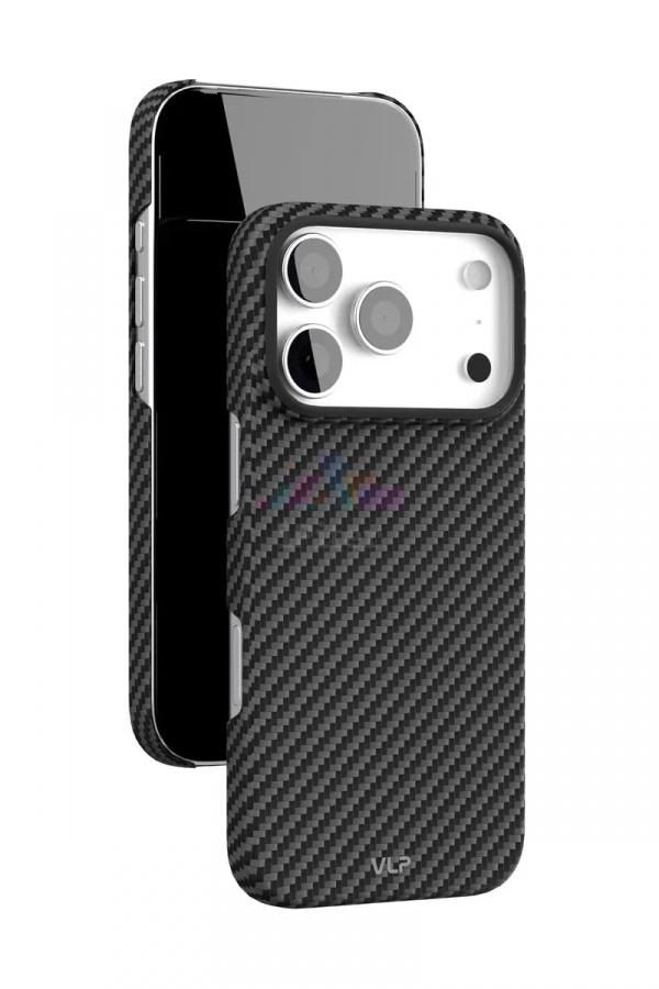 Фото Купить Чехол VLP Kevlar case with MagSafe для iPhone 17 Pro (Чёрный) по низкой цене в