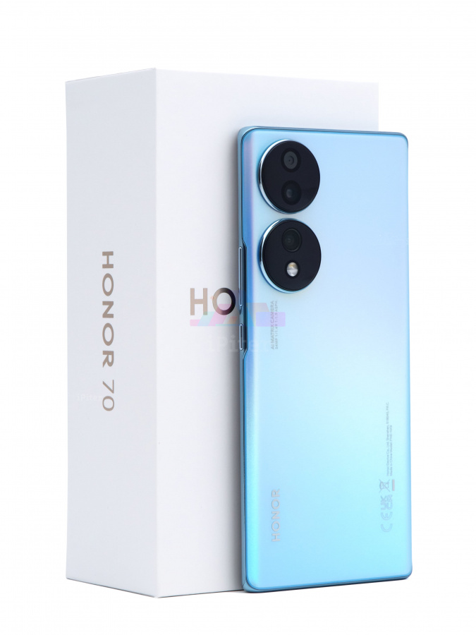 Фото Купить Смартфон Honor 70 8Gb/128Gb (Голубой) Global по низкой цене в