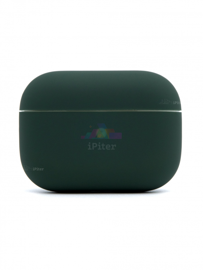 Фото Чехол VLP Silicone Case Ultraslim для AirPods Pro (Тёмно-зелёный), Тёмно-зелёный