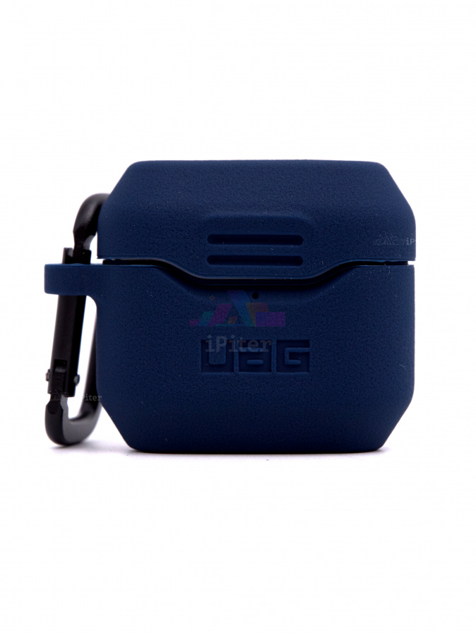 Фото Купить Чехол UAG Standard Issue Silicone с карабином для AirPods 3 (Тёмно-синий) по низкой цене в