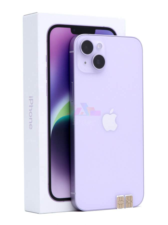 Фото Купить Apple iPhone 14 Plus 256Gb<br> Purple (Фиолетовый) Nano-Sim + Nano-Sim по низкой цене в