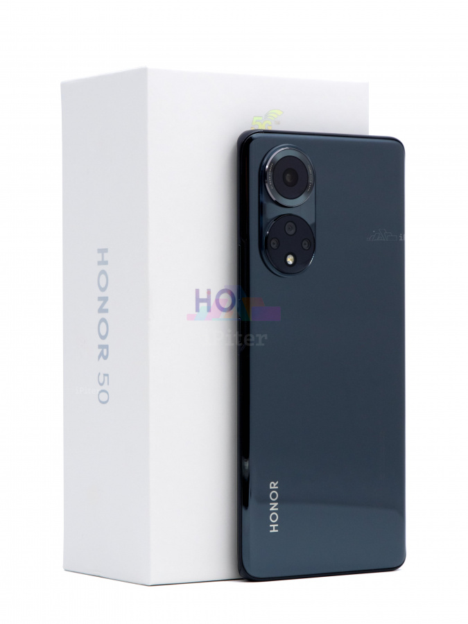 Фото Купить Смартфон Honor 50 6Gb/128Gb (Чёрный) Nano-Sim + Nano-Sim по низкой цене в