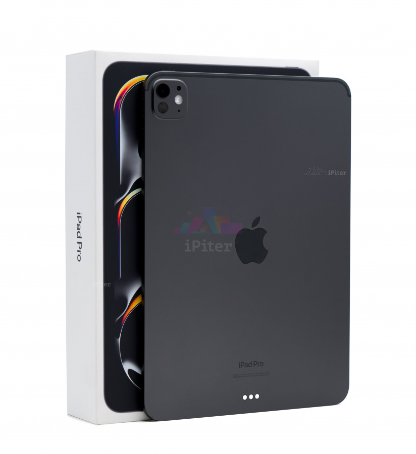 Фото Купить iPad Pro (2024) 11 дюймов Wi-Fi 1tb Space Black (Космический черный) Standard glass по низкой цене в