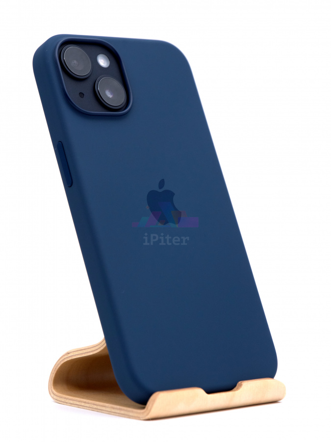 Фото Чехол Apple Silicone Case with MagSafe для iPhone 14 MPRV3, Тёмно-синий