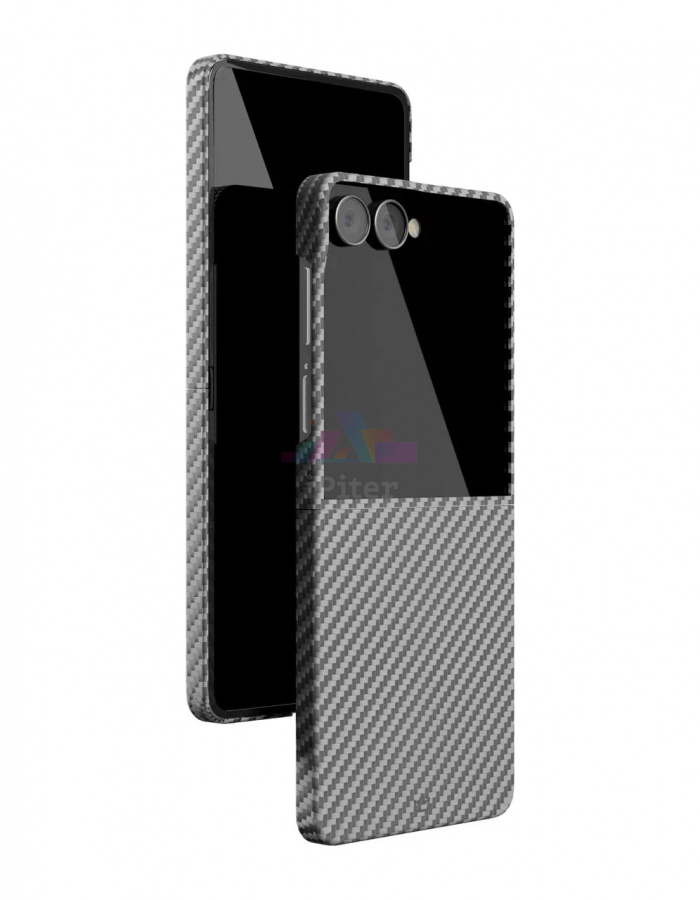 Фото Купить Чехол VLP Kevlar Case для Samsung Galaxy Z Flip 7 (Чёрный) по низкой цене в