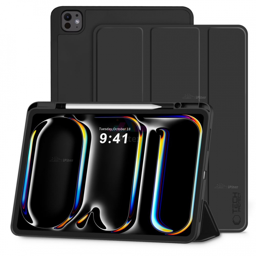 Фото Купить Чехол Tech-Protect SC PEN для iPad Pro (M4/M5) 11'' (Чёрный) по низкой цене в