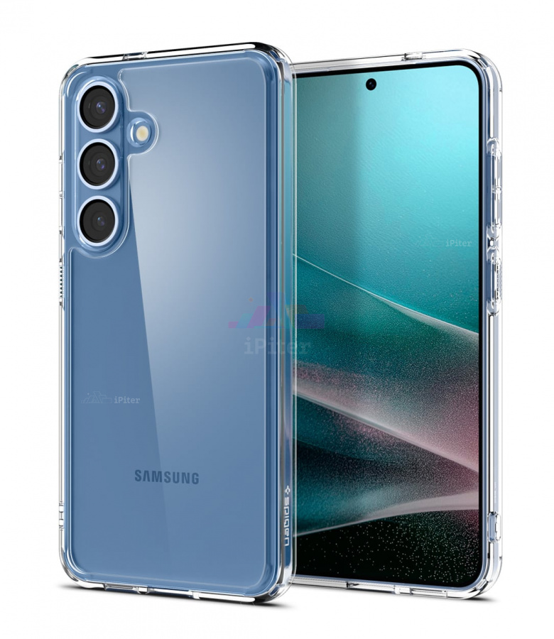 Фото Купить Чехол Spigen Ultra Hybrid для Samsung Galaxy S25 (Прозрачный) по низкой цене в