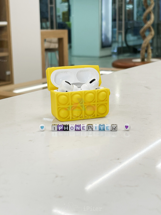 Фото Чехол POP IT для AirPods Pro (Желтый), Желтый