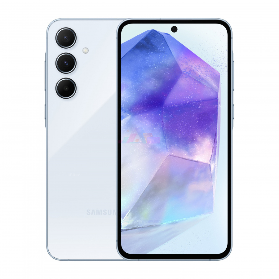 Фото Купить Смартфон Samsung Galaxy A55 12Gb/256Gb (Iceblue) SM-A556 (Dual Nano-sim + eSim) по низкой цене в