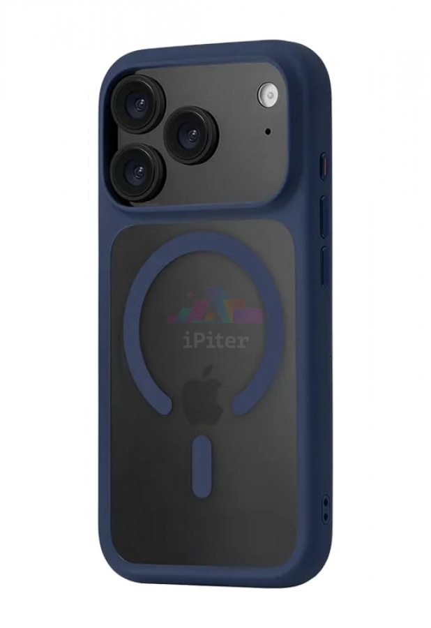 Фото Купить Чехол uBear Shade case with MagSafe для iPhone 17 Pro (Синий) по низкой цене в