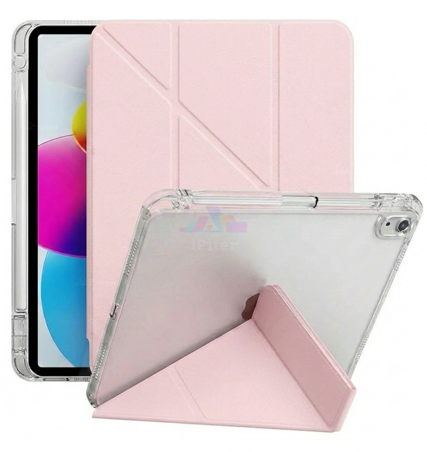 Фото Купить Чехол Selonica Triangle Folio для iPad 10/11 (Розовый) по низкой цене в