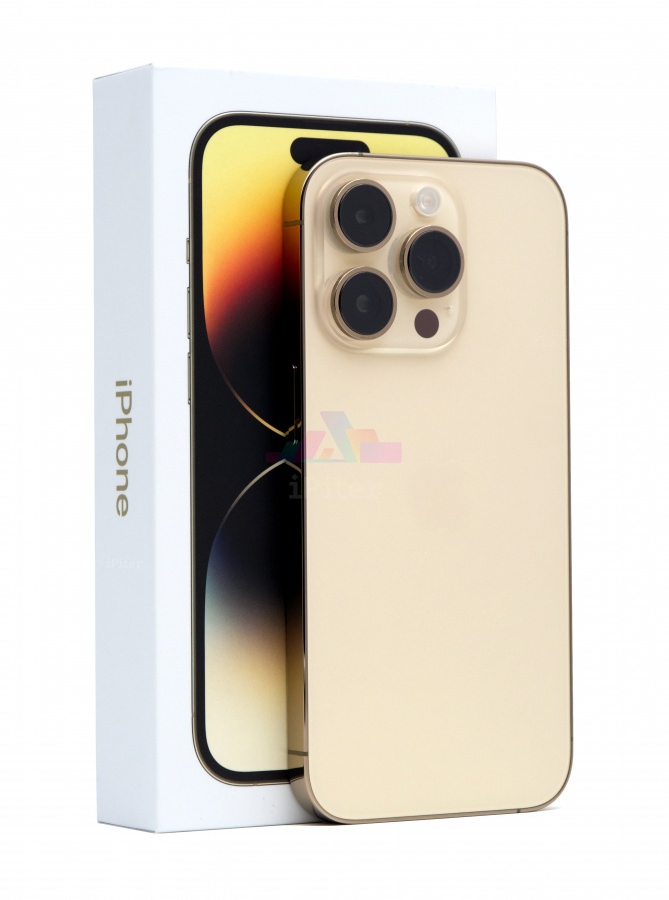 Фото Купить Apple iPhone 14 Pro 128Gb <br> Gold (Золотистый) eSim + eSim по низкой цене в