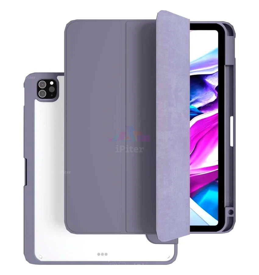 Фото Купить Чехол VLP Split Folio для iPad Pro (M4/M5) 13'' (Лавандовый) по низкой цене в