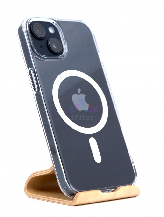 Фото Чехол Real Mag Case для iPhone 14, Прозрачный