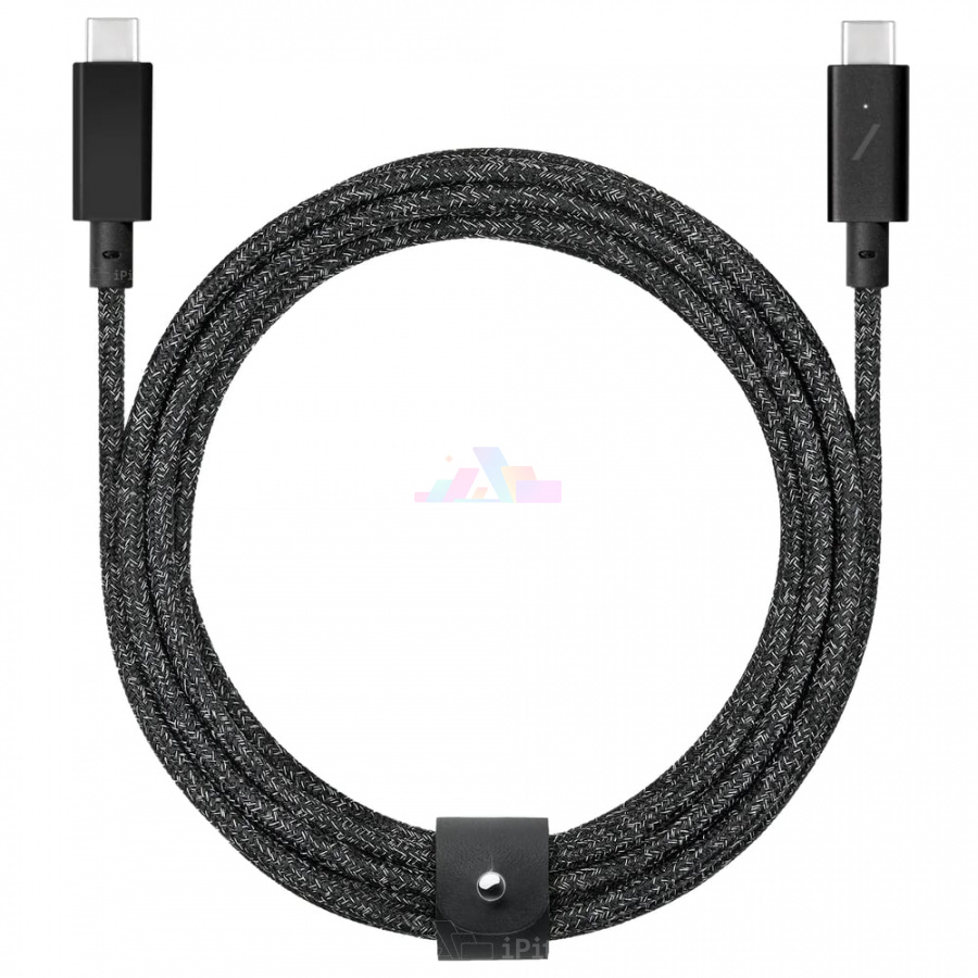 Фото Кабель Native Union Belt Pro USB-C to USB-C 2.4м (Чёрный), Чёрный