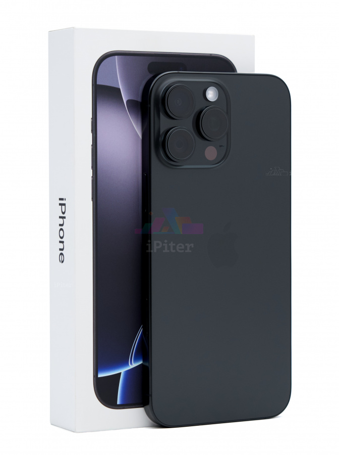 Фото Купить Apple iPhone 16 Pro Max 256Gb <br> Black Titanium (Чёрный титан) Nano-sim + eSim по низкой цене в