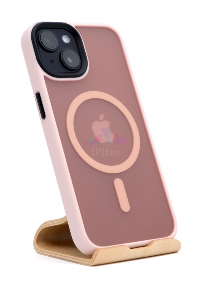 Фото Чехол Tech-Protect MagMatt with MagSafe для iPhone 14, Розовый
