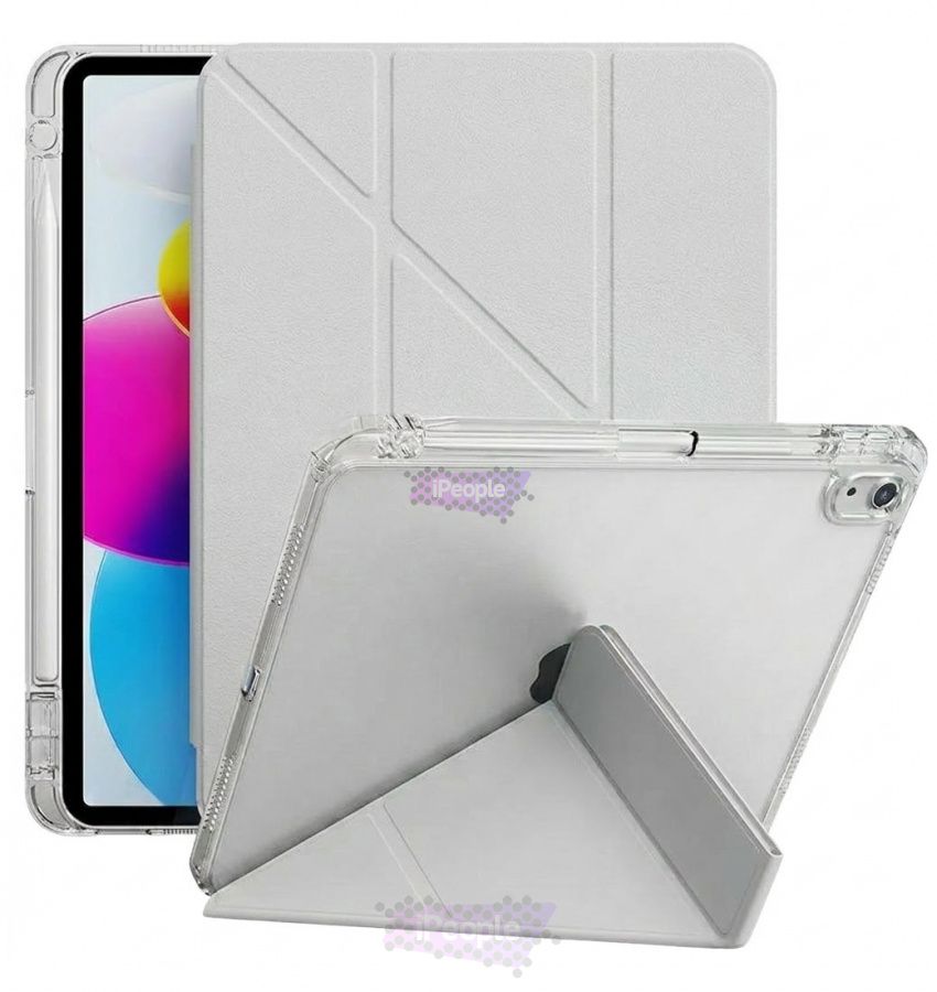 Фото Купить Чехол Selonica Triangle Folio для iPad 10/11 (Серый) по низкой цене в