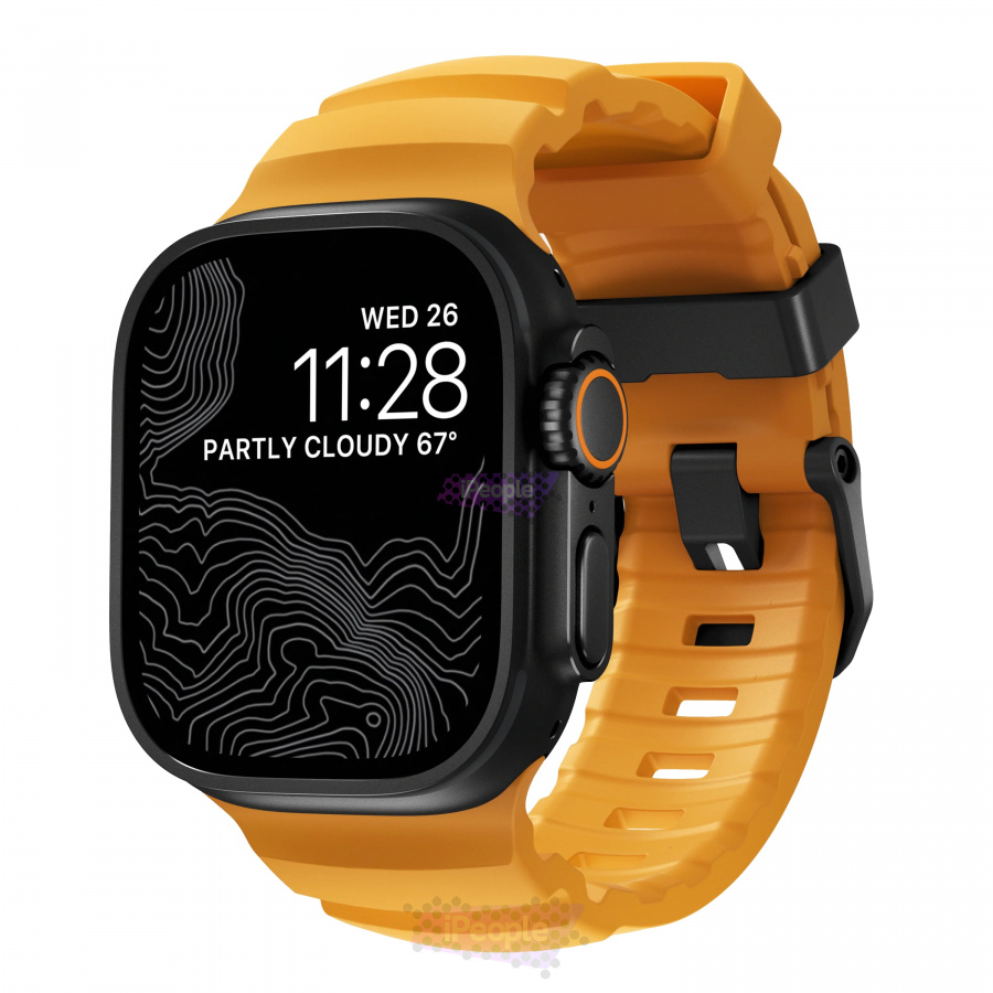 Фото Купить Ремешок Nomad Rocky Point для Apple Watch 45 / 46 / Ultra (Желтый) по низкой цене в