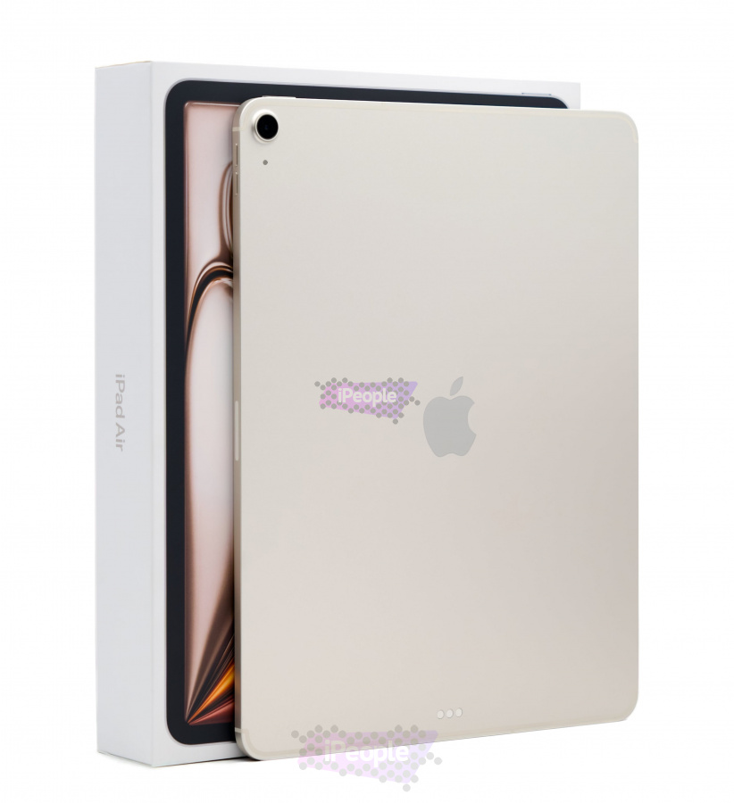 Фото Купить Apple iPad Air 7 (2025) 13 дюймов Wi-Fi + Cellular 128gb Starlight (Сияющая звезда) по низкой цене в
