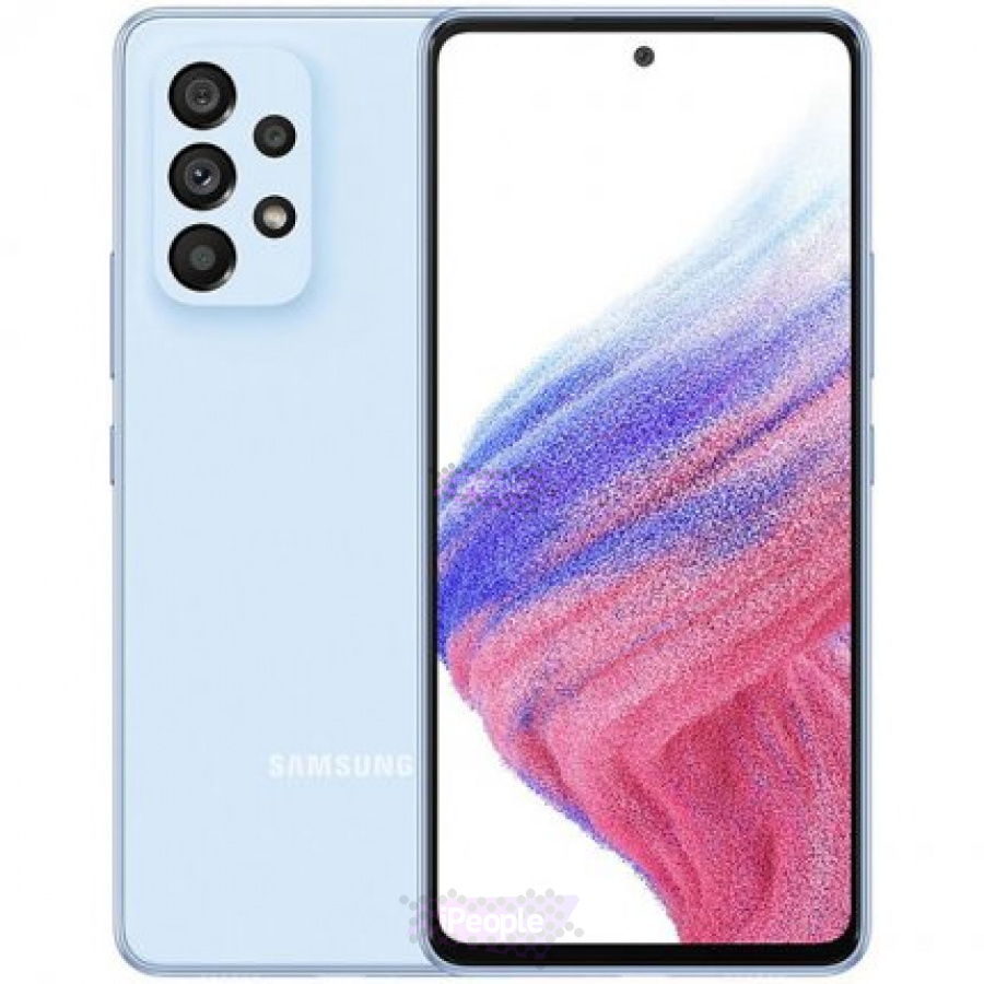 Фото Купить Смартфон Samsung Galaxy A53 5G 8Gb/128Gb (Голубой) SM-A536 по низкой цене в