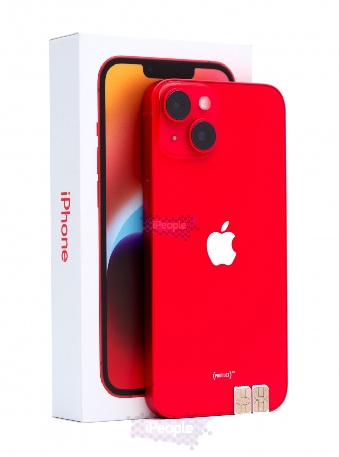 Фото Купить Apple iPhone 14 128Gb <br> Red (Красный) Nano-Sim + Nano-Sim по низкой цене в